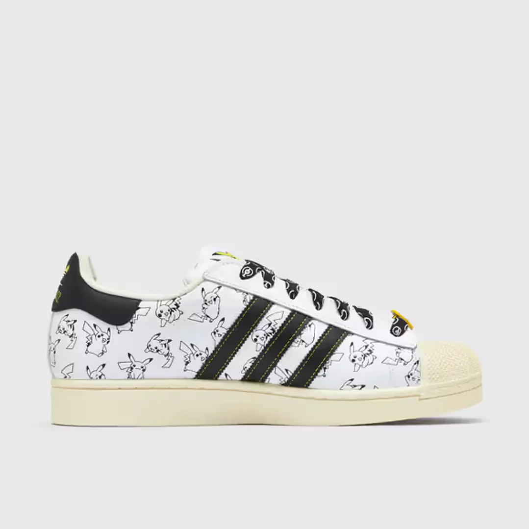 adidas Superstar Pokémon Pikachu White 2