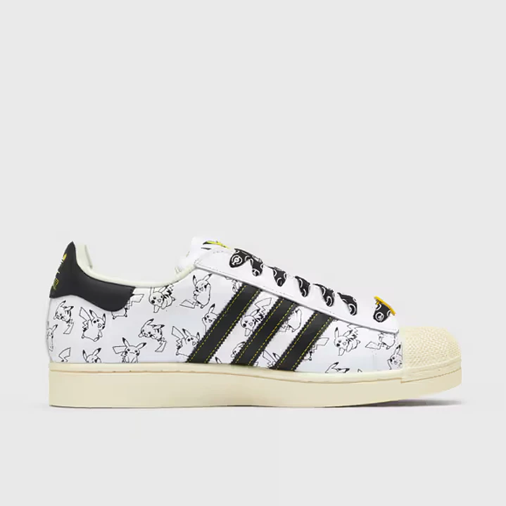 adidas Superstar Pokémon Pikachu White 2