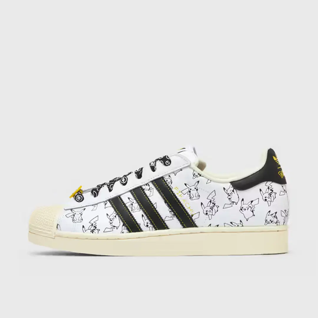 adidas Superstar Pokémon Pikachu White 1