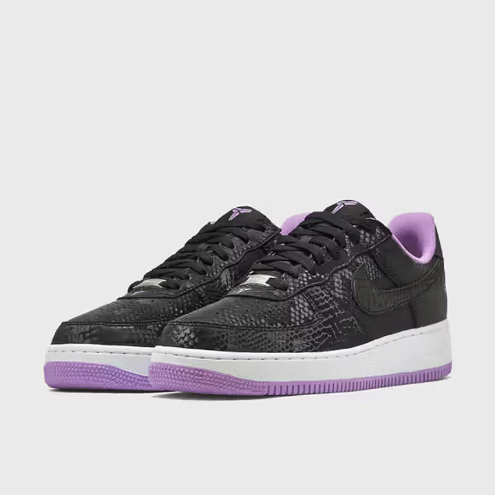 Nike Air Force 1 Low Kobe Bryant Forever Black Purple Stardust 4