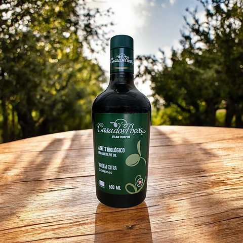 500ml Bottle of Organic Extra Virgin Olive Oil from Casa dos Poços