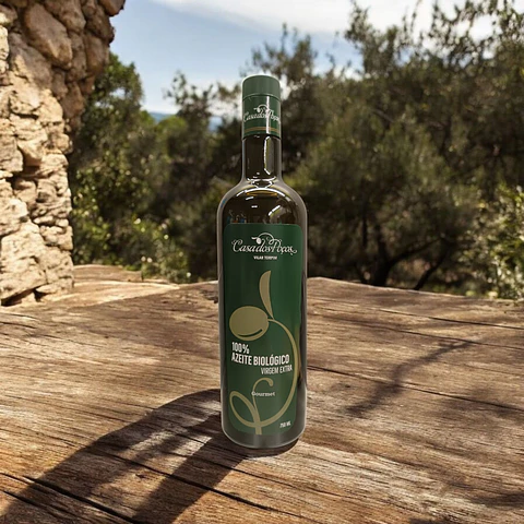 750ml Bottle of Organic Extra Virgin Olive Oil from Casa dos Poços