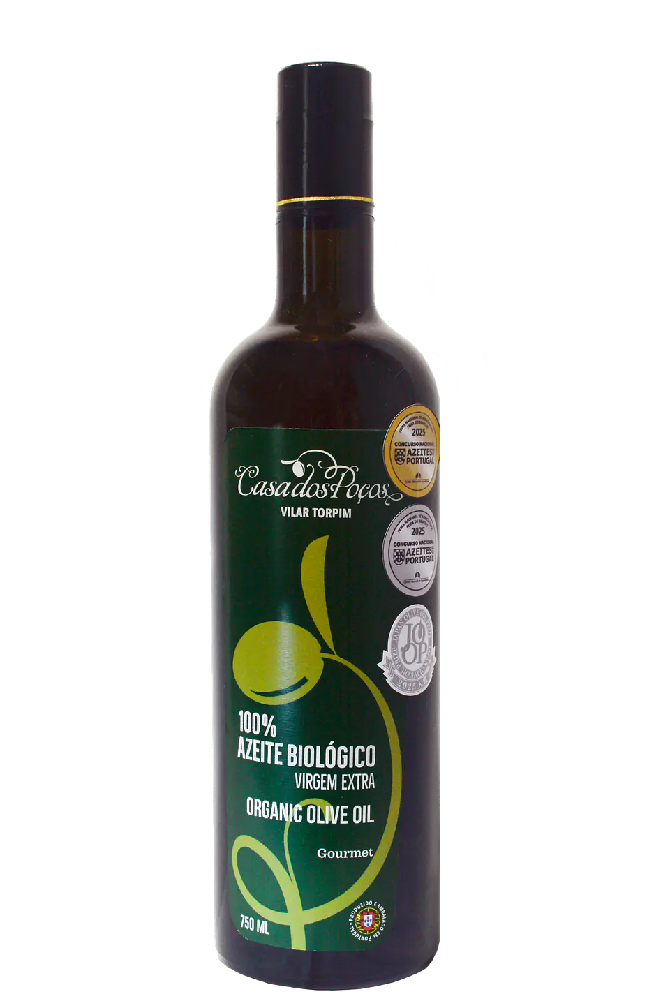 750ml Bottle of Premium Organic Extra Virgin Olive Oil from Casa dos Poços 2