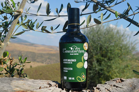 Garrafa 500ml Azeite Bio Virgem Extra Premium Casa dos Poços