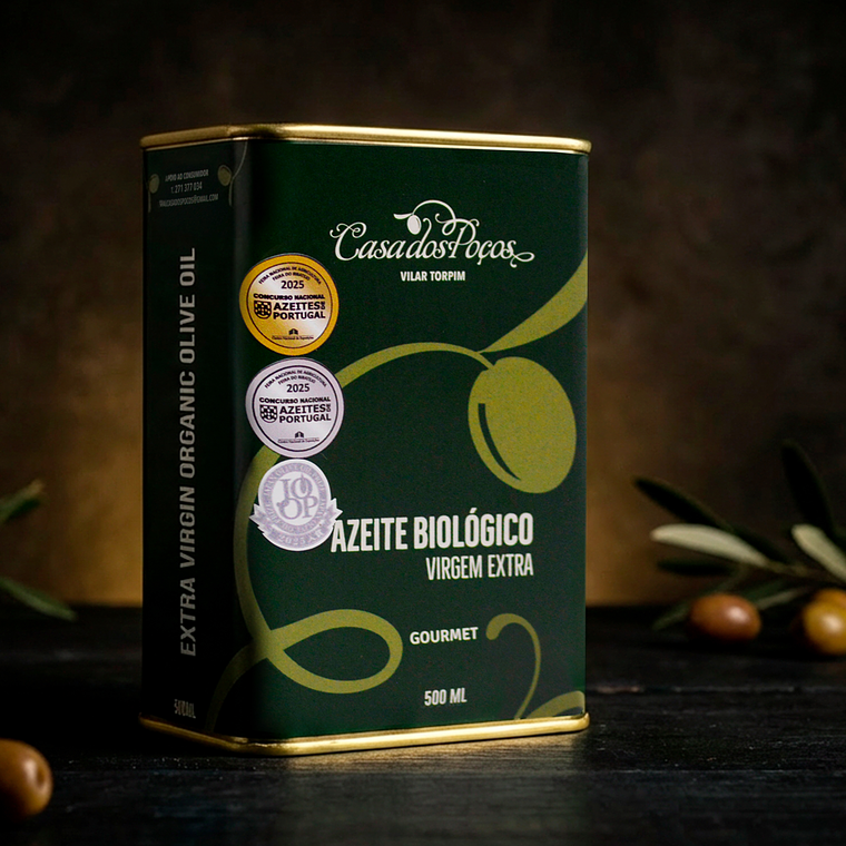 Lata 500ml Azeite Bio Virgem Extra Casa dos Poços 1