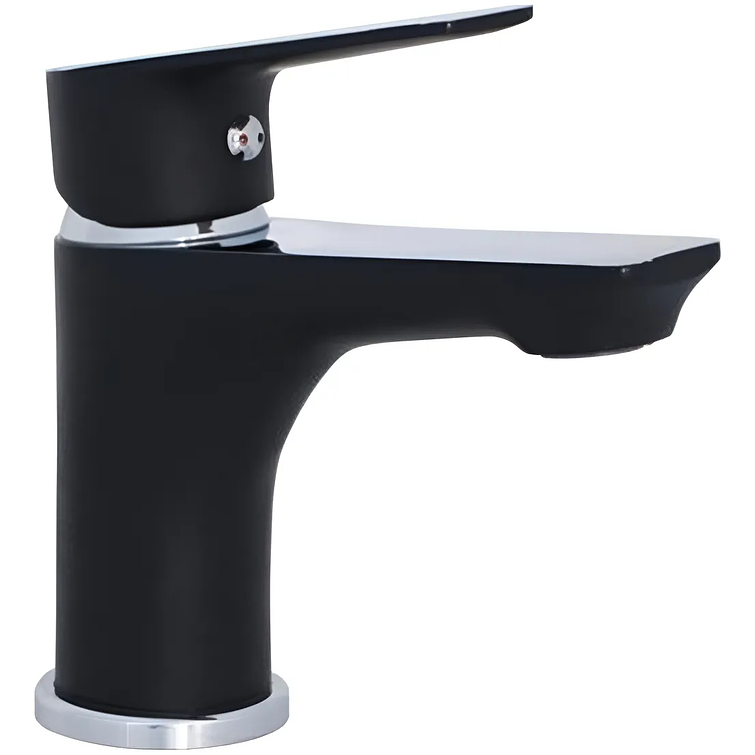 Monomando Lavatorio Duo Negro 1