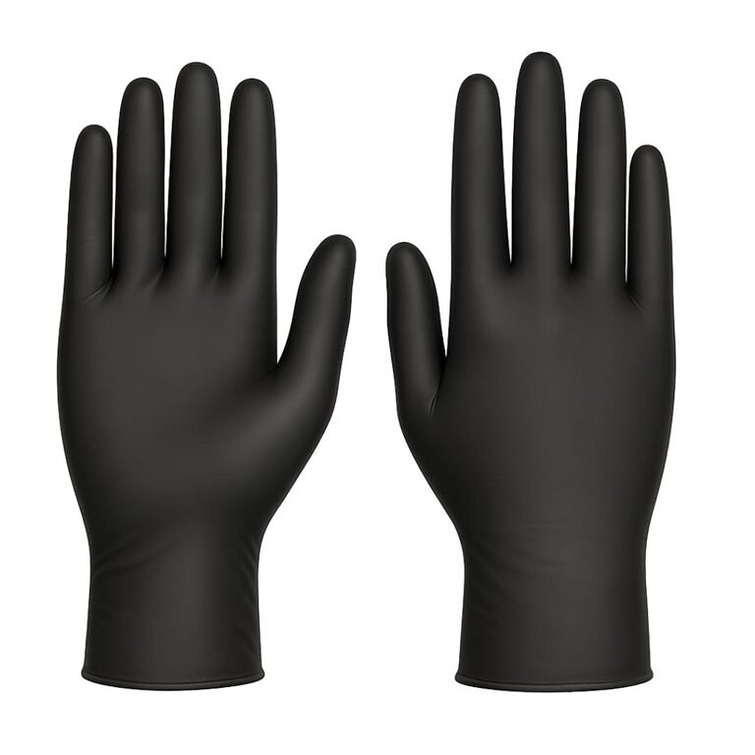 Guante Nitrilo Examinacion Negro Thick 25 Pares 1