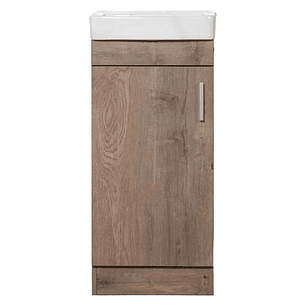 Kit Mueble Claire 40 Lenga + Cubierta Blanche