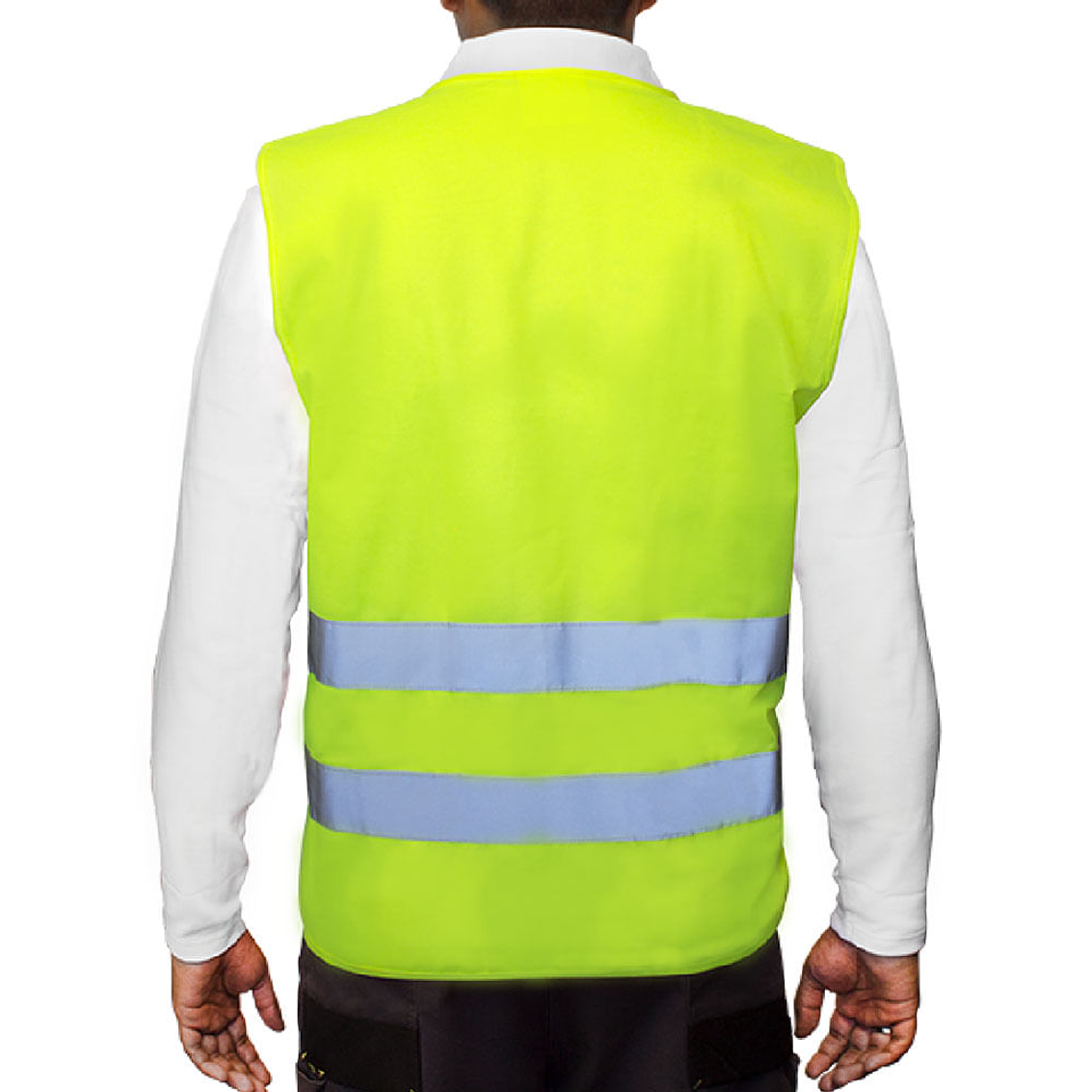 Chaleco Reflectante Naranjo 2 Cintas 3