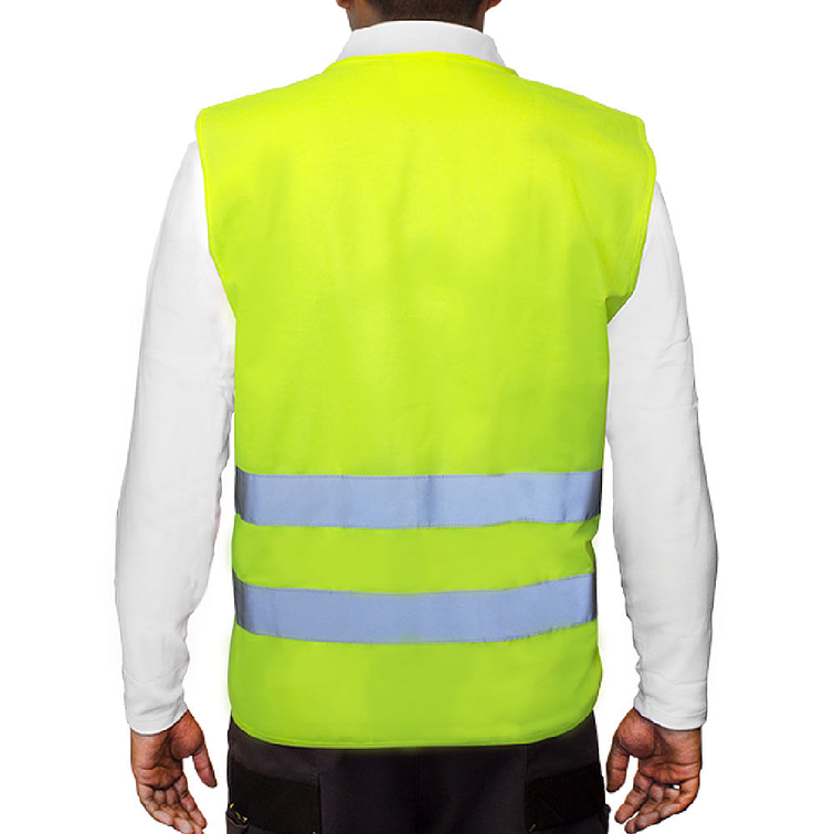 Chaleco Reflectante Naranjo 2 Cintas 3