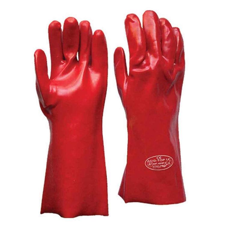 GUANTE PVC ROJO VICSA 1