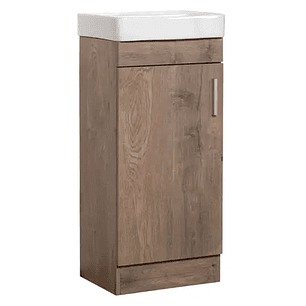 Kit Mueble Claire 40 Lenga + Cubierta Blanche