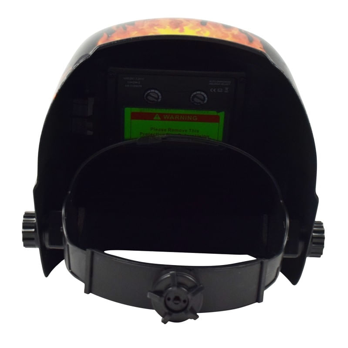 Mascara Soldar Fotosensible Diseño Llamas 3