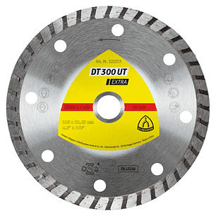 Disco Diamantado Turbo 4 1/2 Extra/Dt300Ut/S/115X1,9X22,23/Grt/7 (325353) Klingspor