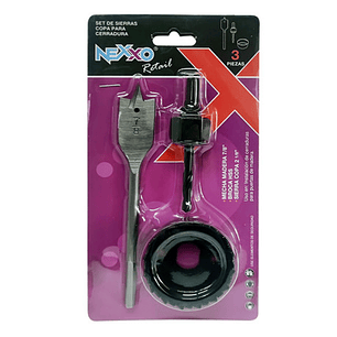 Set Sierra Copa Para Cerradura 3Pz