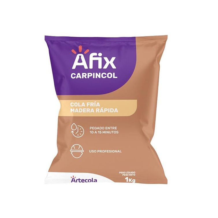 Cola Fria Afix Madera Rapida Bolsa Kilo 1