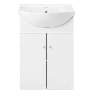 Kit Mueble Marie 50 Blanco + Cubierta Blanche 80X50