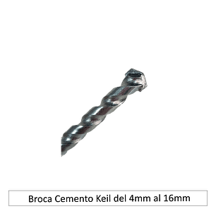 Broca Para Concreto Keil  6 Mm.