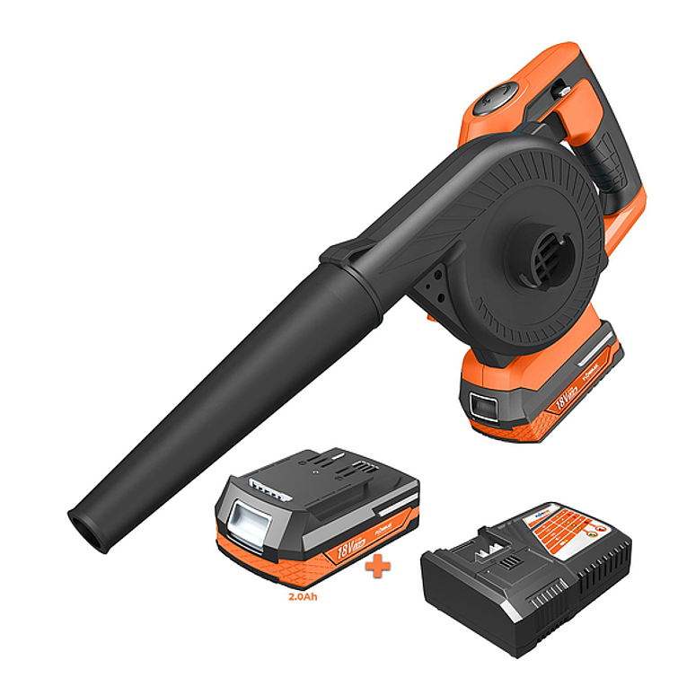 Soplador Aspirador 18V C/Bateria 2.0Ah+Cargador 1