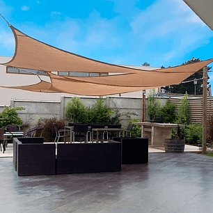 Vela Sombreadora 3X3X3 Beige Triangular