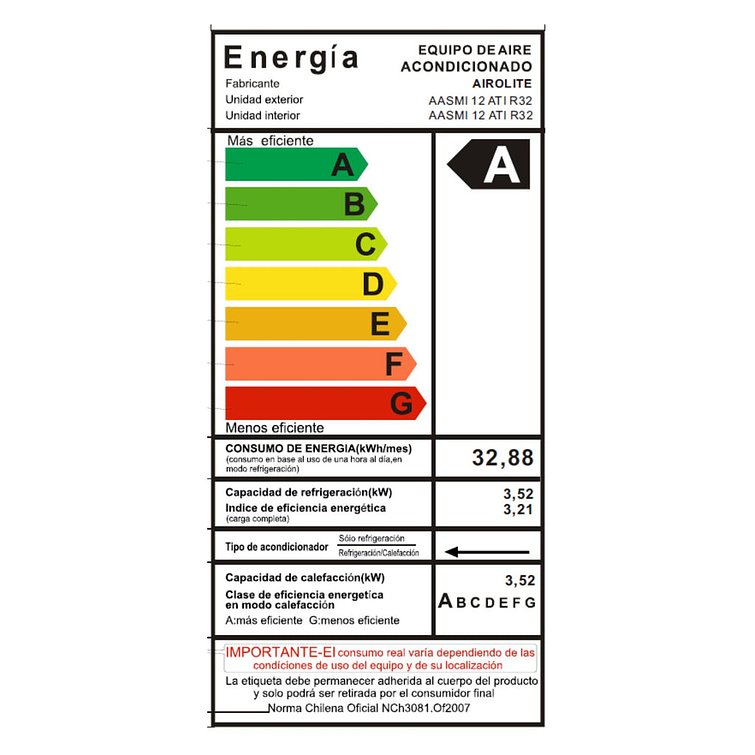 Aire Acondicionado Split Aasmi 12Ati Inv R32 11