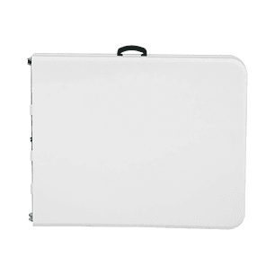 Mesa Plegable Rectangular 150X70Cm Blanca