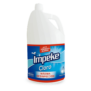 Cloro 4 Lt Concentrado Tradicional 2,5% Impeke