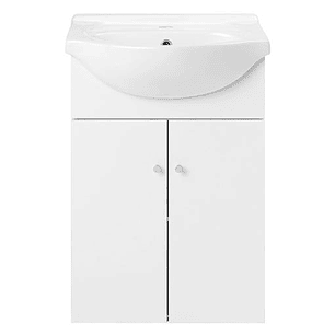 Kit Mueble Marie 50 Blanco + Cubierta Blanche 80X50