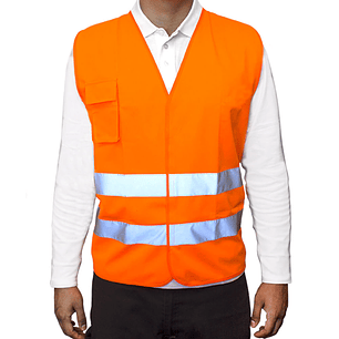 CHALECO REFLECTANTE 2 CINTAS VICSA