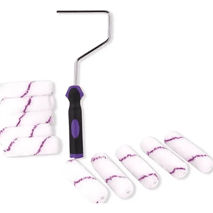 Kit Rodillo Pro Multicolor 10 Und Microfibra C/Mango