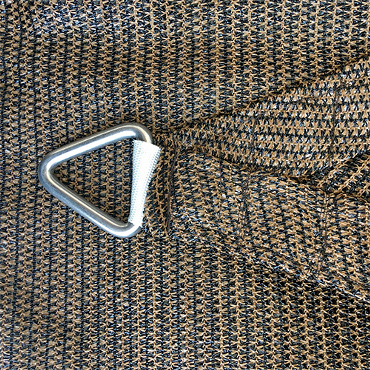 Vela Sombreadora 3X3X3 Mocha Triangular 3