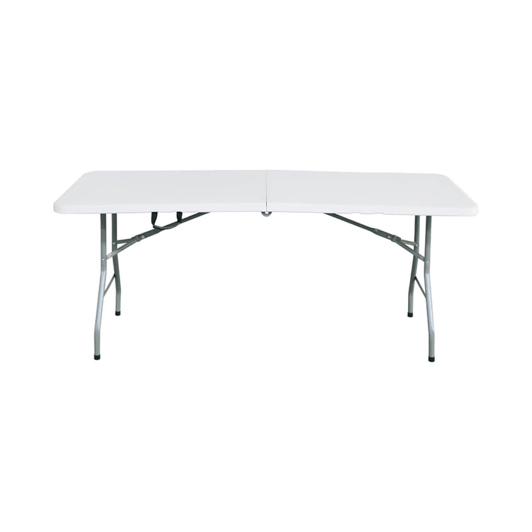 Mesa Plegable Rectangular 150X70Cm Blanca 1