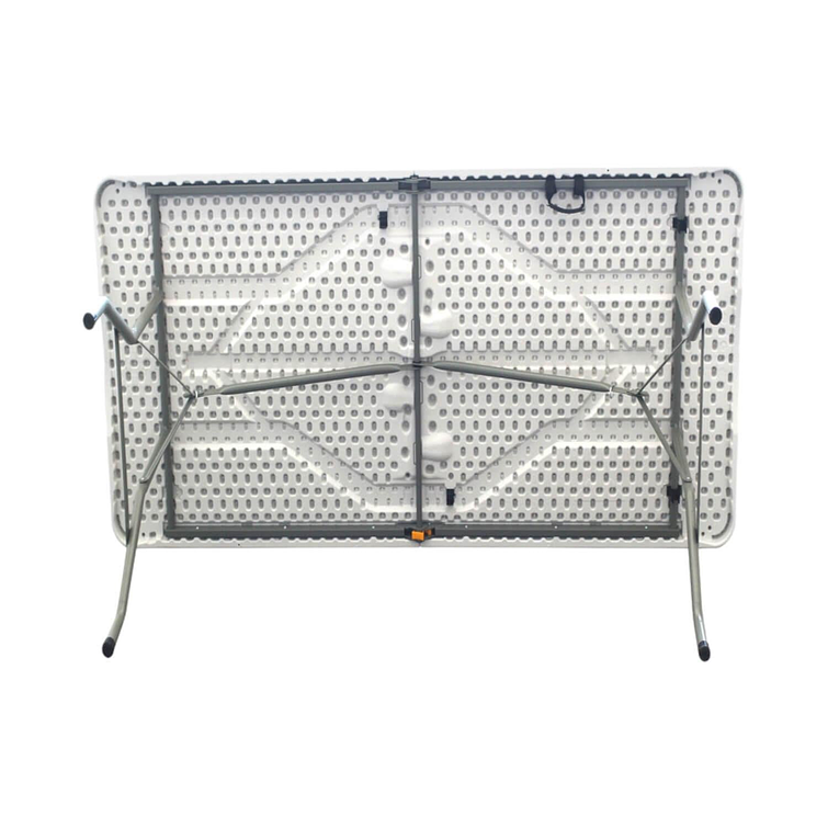 Mesa Plegable Rectangular 150X70Cm Blanca 4