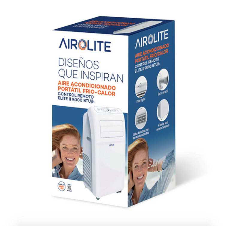 Aire Acondicionando Portatil Elite Ii 9.000 Btu/H Frio Calor 5