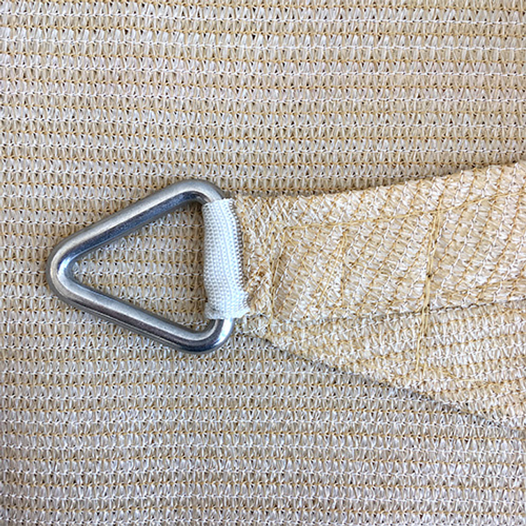 Vela Sombreadora 3X3X3 Beige Triangular 4