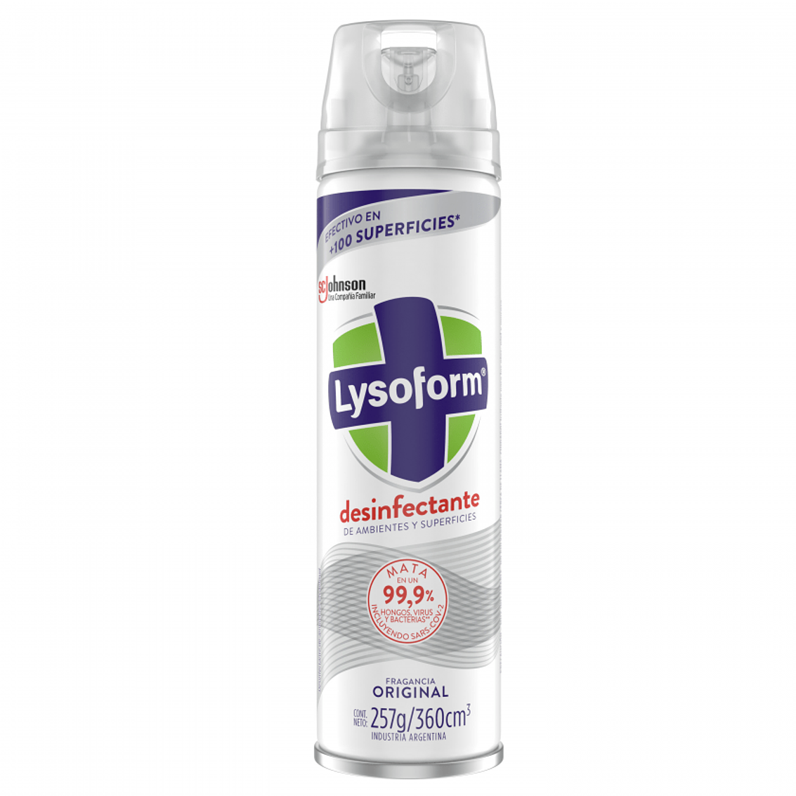 Desinfec. Aerosol Lysoform Original 360 Cc 1