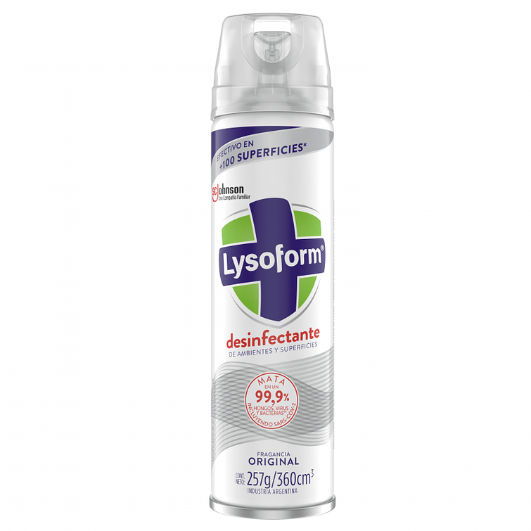 Desinfec. Aerosol Lysoform Original 360 Cc 1