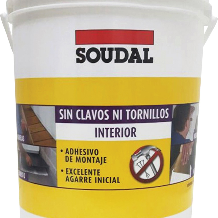 Adhesivo Montaje Sin Clavos Interior Gln 3.8Kg 1