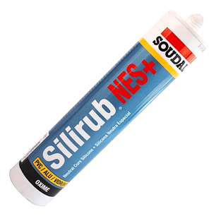 Silicona Acetica Transparente Silirub C/Fung. Baño Y Cocina