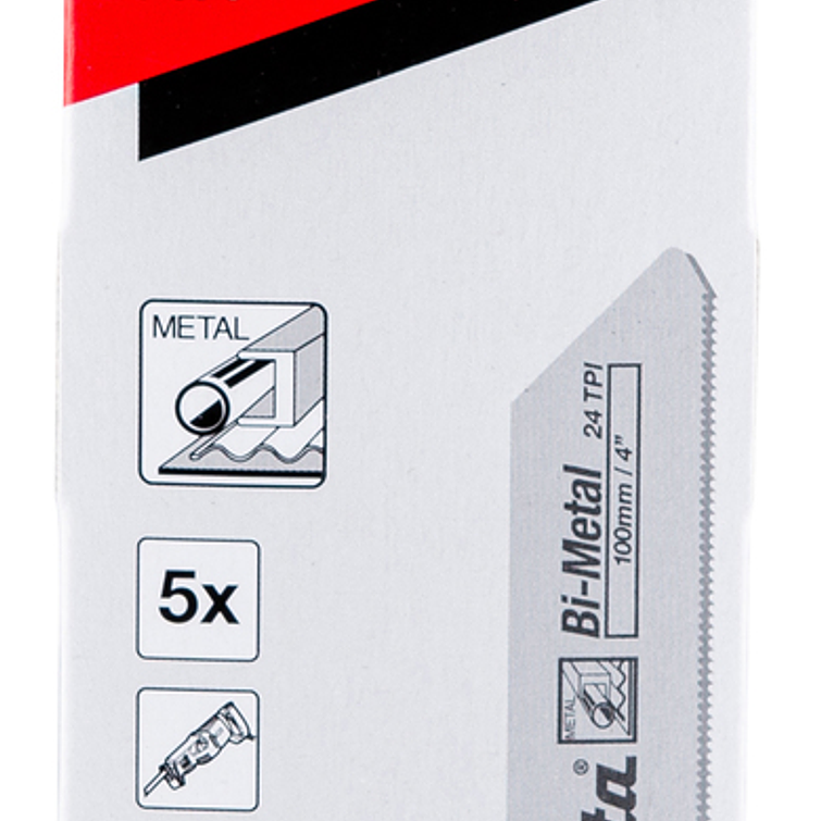 Hoja Sierra Sable 100Mm/24Tpi/Bim Metal 3