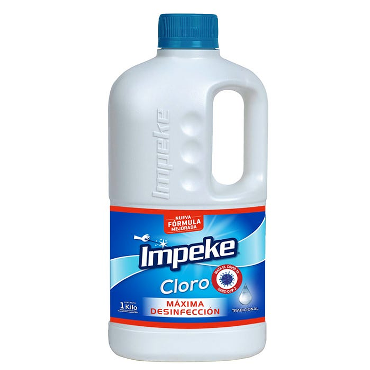 Cloro 1 Lt Concentrado Tradicional 2,5% Impeke 1