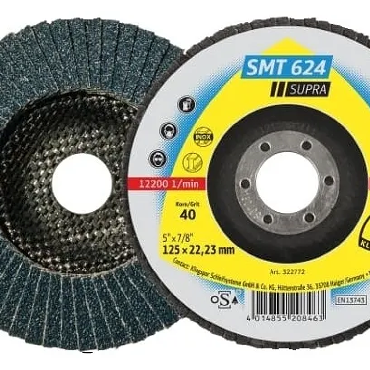 Disco Laminado 4,5 G.60 Smt624 115X22,23  (322767)  Klingspor 1
