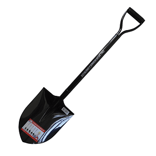 Pala Punta Huevo Mango Metalico / Aza Metalica