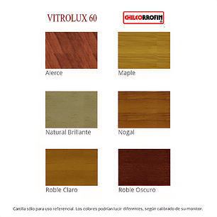 Barniz Chilco.Vitrolux 60 1/4 Gl. Natural Br.
