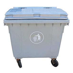 Contenedor de Basura 1100 Lts Gris