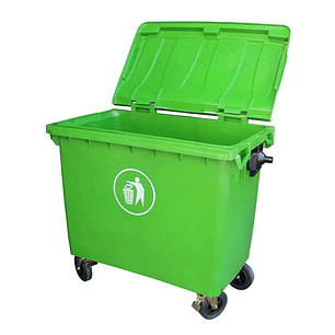 Contenedor de Basura 1100 Lts Verde