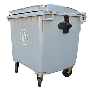 Contenedor de Basura 1100 Lts Gris