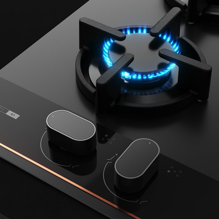 Encimera Cristal Gas Infinity G1 4