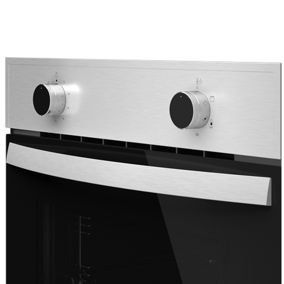 Horno a Gas convencional de 60 cm. en acero inoxidable antihuella 6