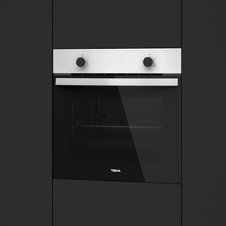 Horno a Gas convencional de 60 cm. en acero inoxidable antihuella 8